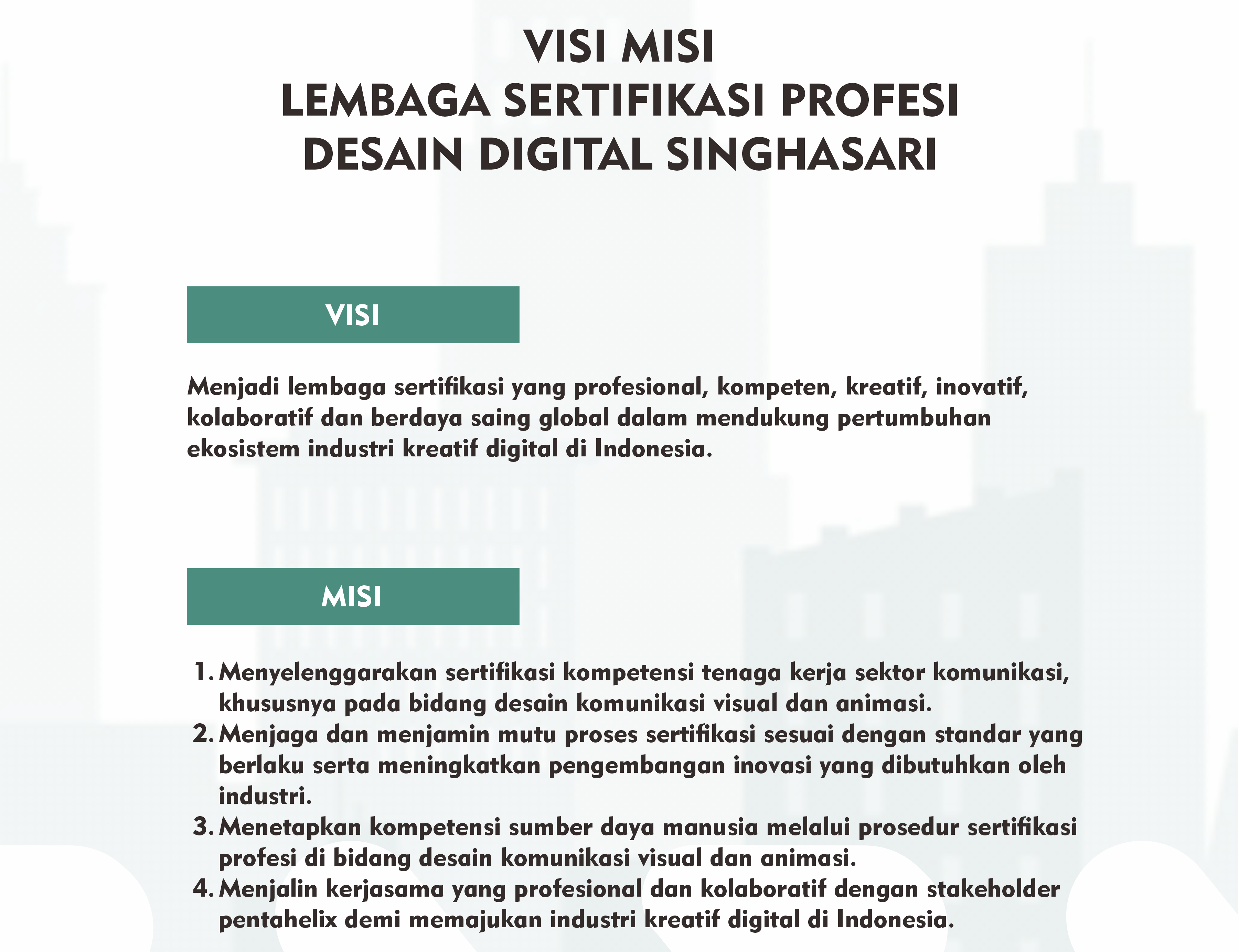 Visi Misi DDS 12R
